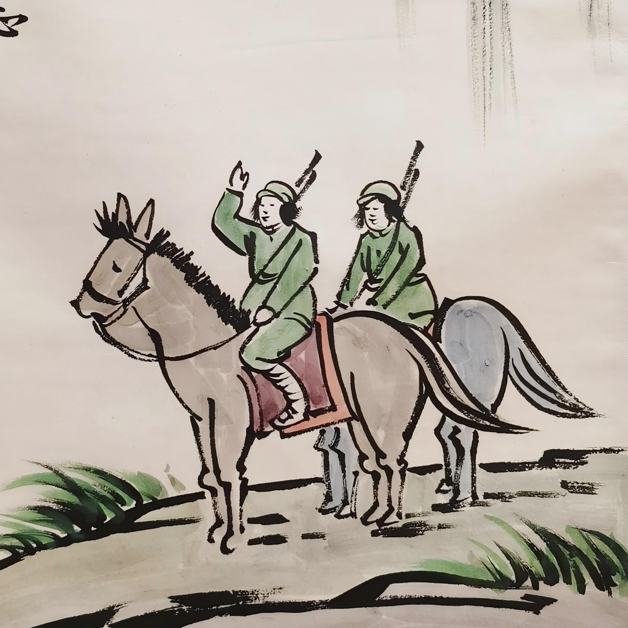 【辽拍】V250709-2-738《人物》（1.4平尺) 纸本镜片 ws1217