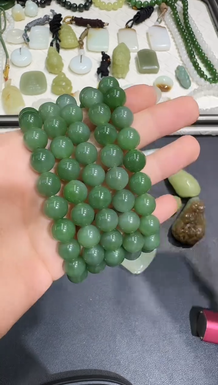 手串未镶嵌和田玉X0804-1396-412多样性一件