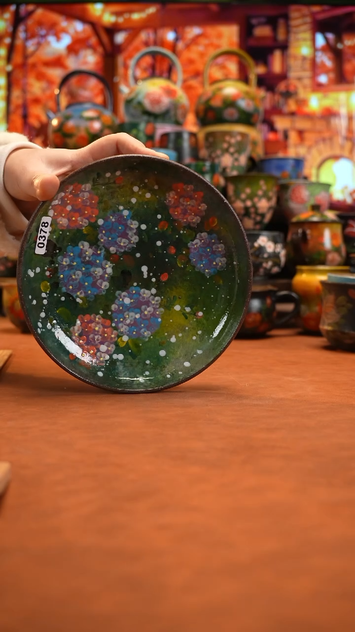 油画   釉下彩  盘