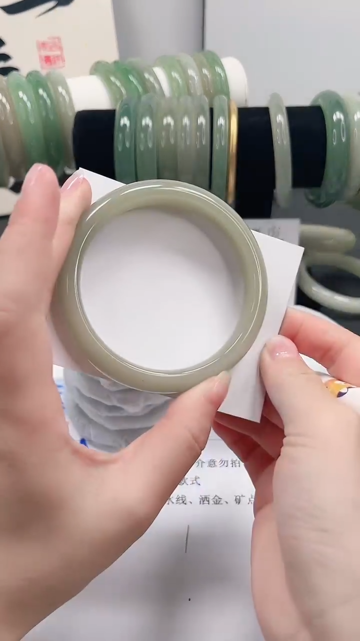 未镶嵌手镯石英质玉89-60