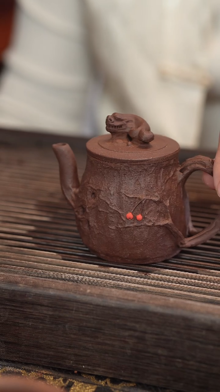 茶壶紫砂原矿手工制作【瑕疵】140cc