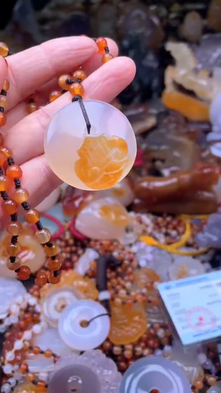 【闪购商品】玛瑙/玉髓颈饰未镶嵌AA