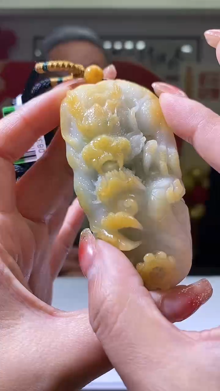 【闪购商品】定制翡翠未镶嵌18/0114/W/龙