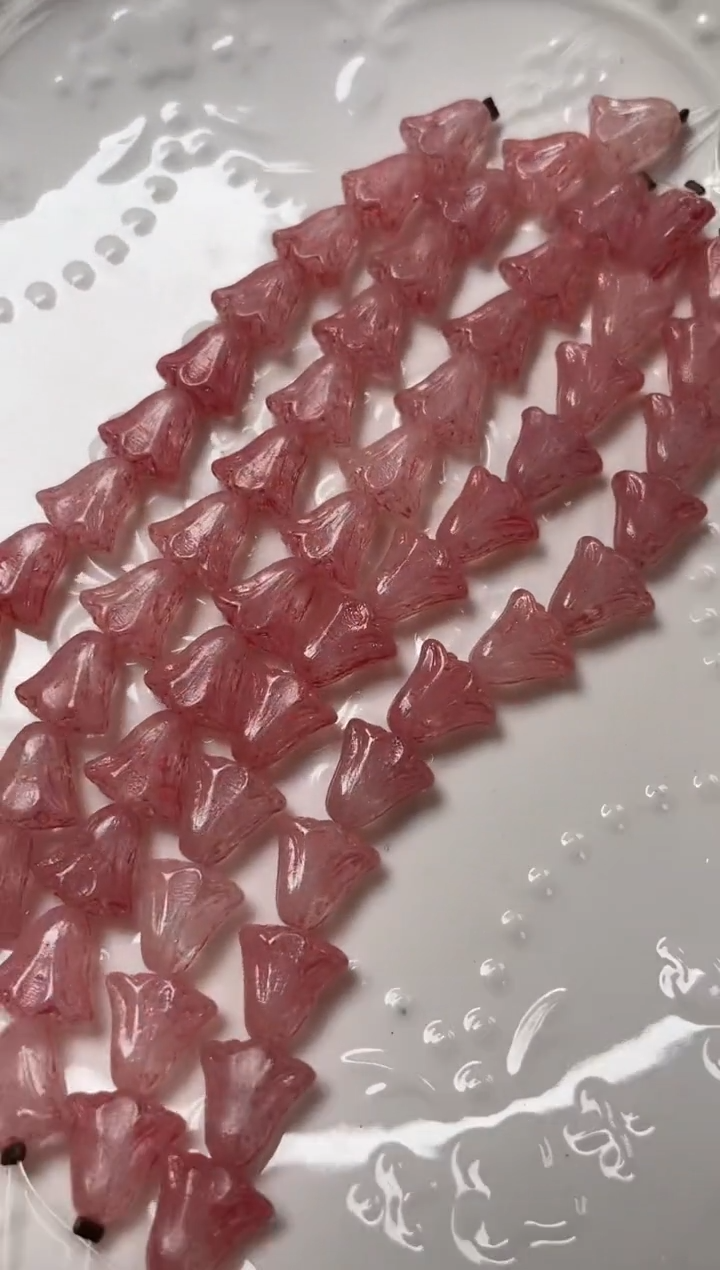 X031 草莓粉色百合 12颗