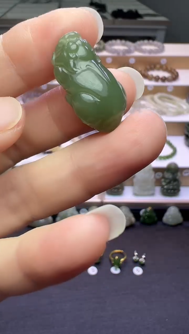 颈饰未镶嵌和田玉36号链接约卡25*15*10