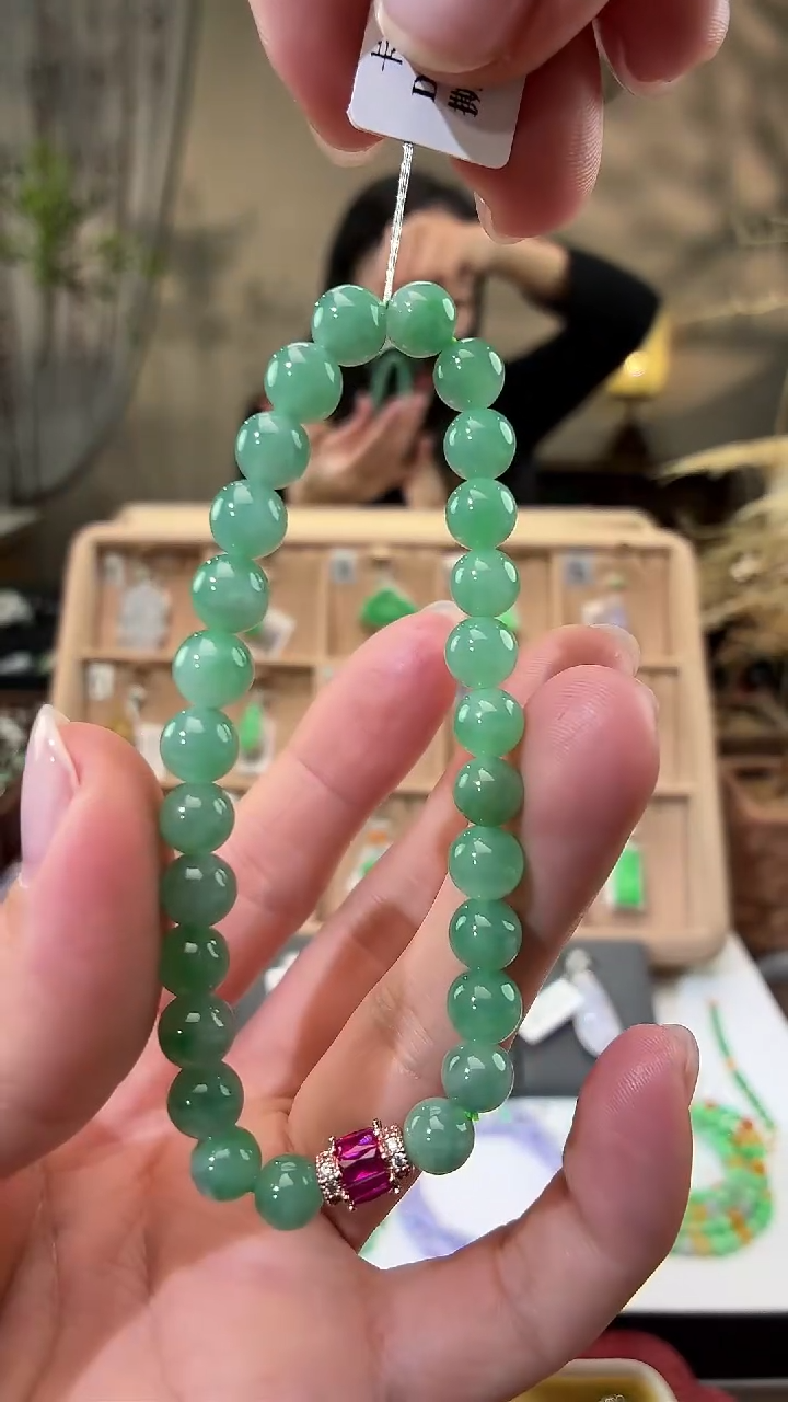 未镶嵌手链翡翠手串