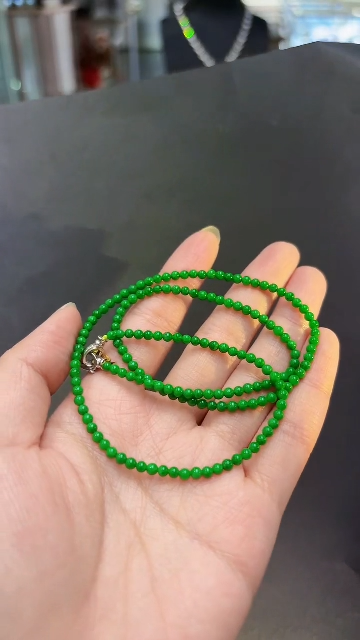 【闪购商品】翡翠手串未镶嵌翡翠小米手串多人不退不换