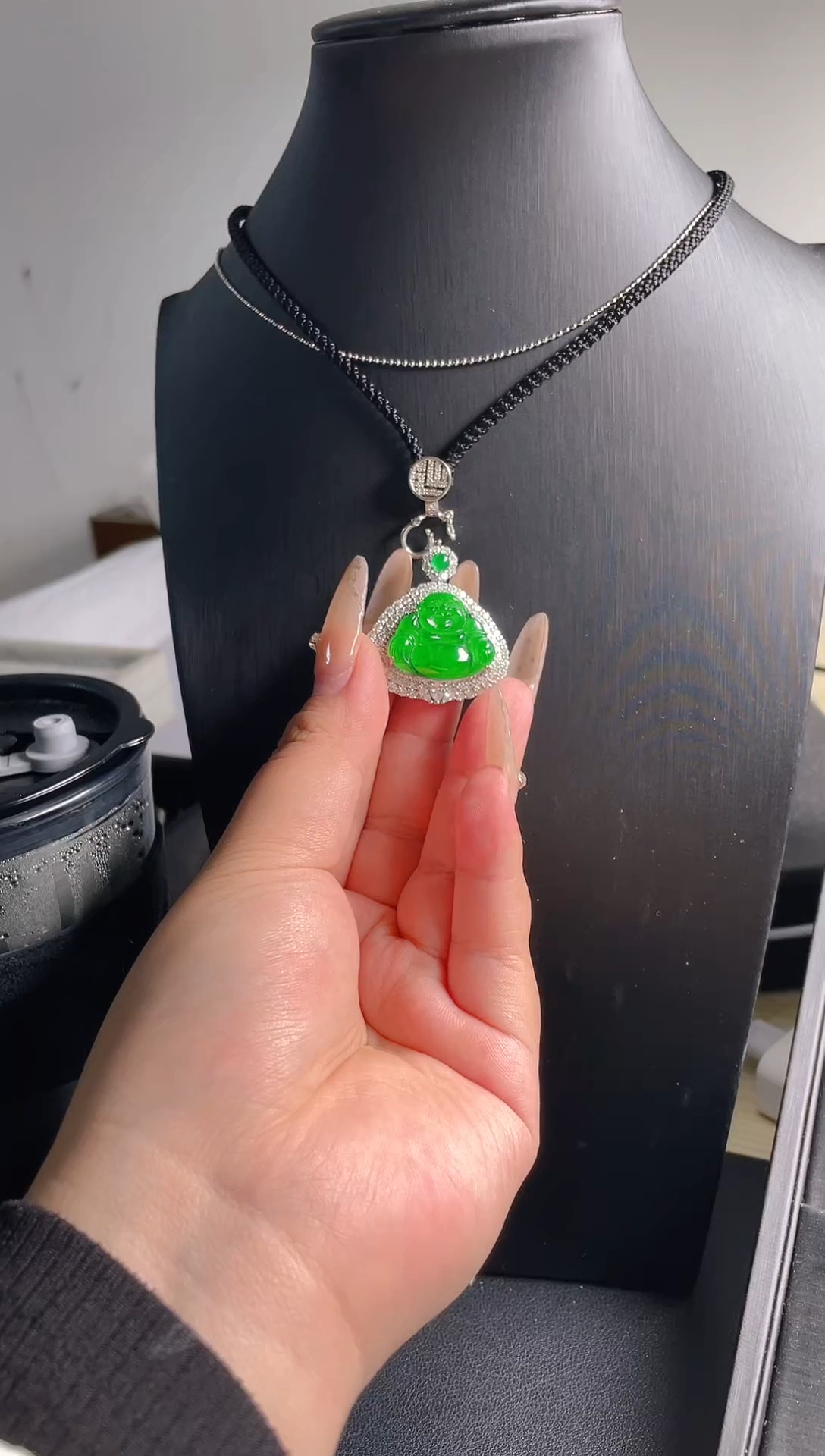 【闪购商品】翡翠颈饰未镶嵌天然A货翡翠15