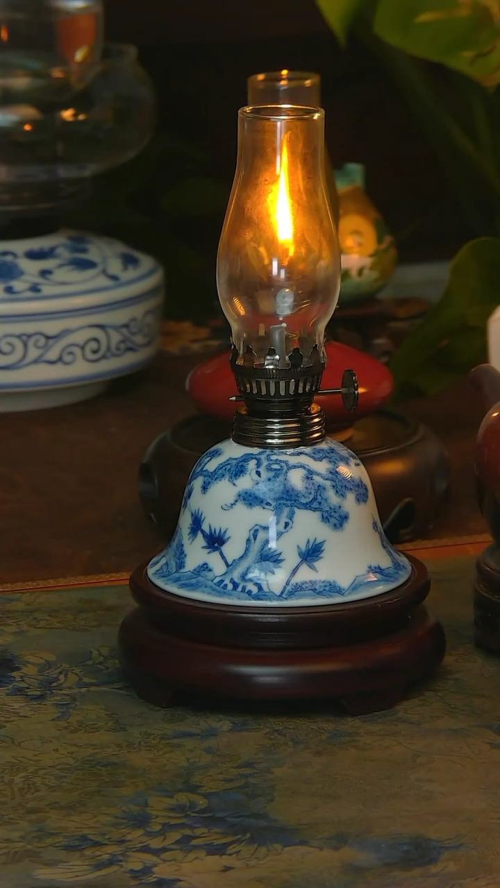 【闪购商品】景德镇陶瓷灯摆件