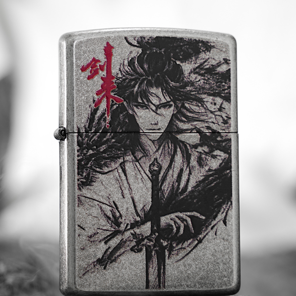 ZIPPO/之宝打火机仿古银剑来仗剑走天下官方正品火机收藏DYH1X1F1