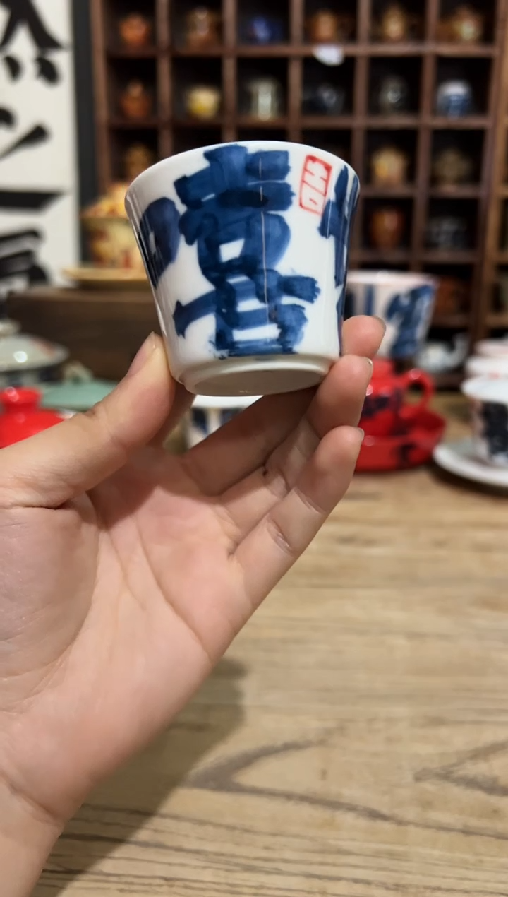 【闪购商品】观云听雨原创手绘茶具