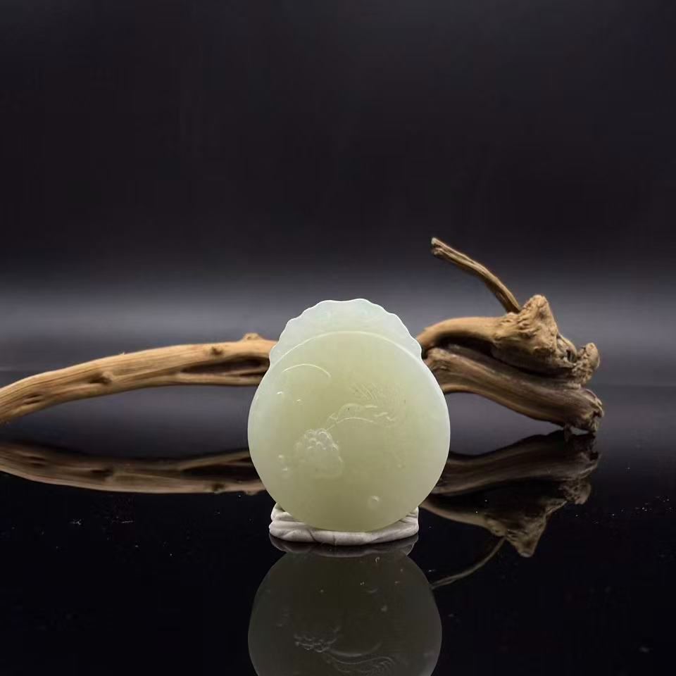  和田玉锦鲤吊坠2791