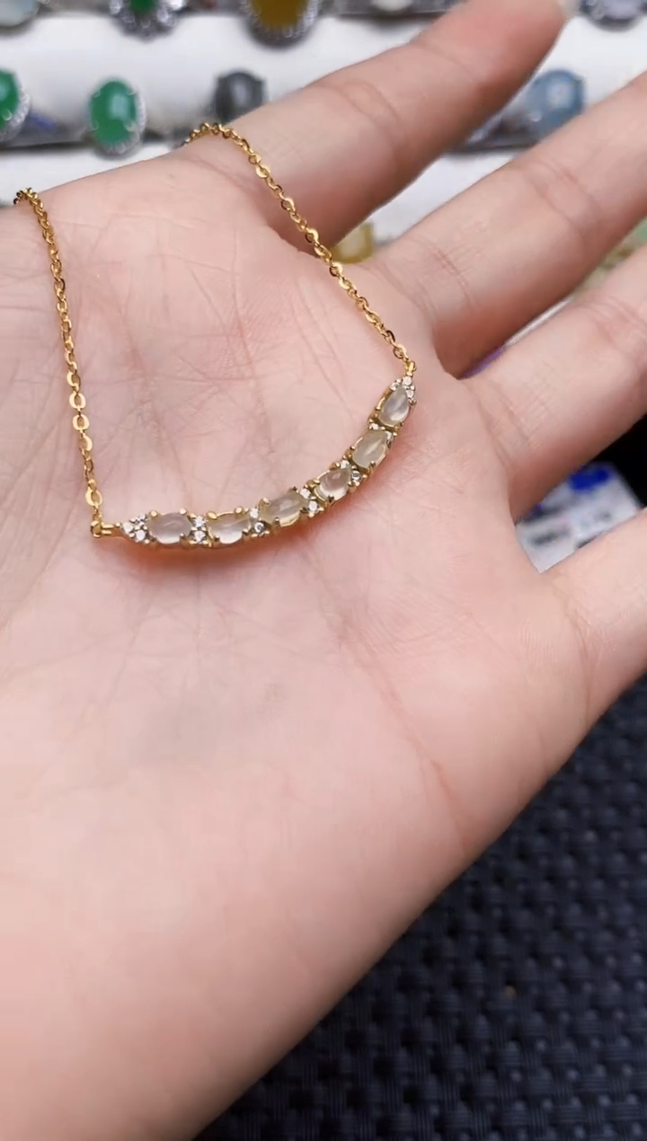 银S925镶嵌戒指翡翠5380