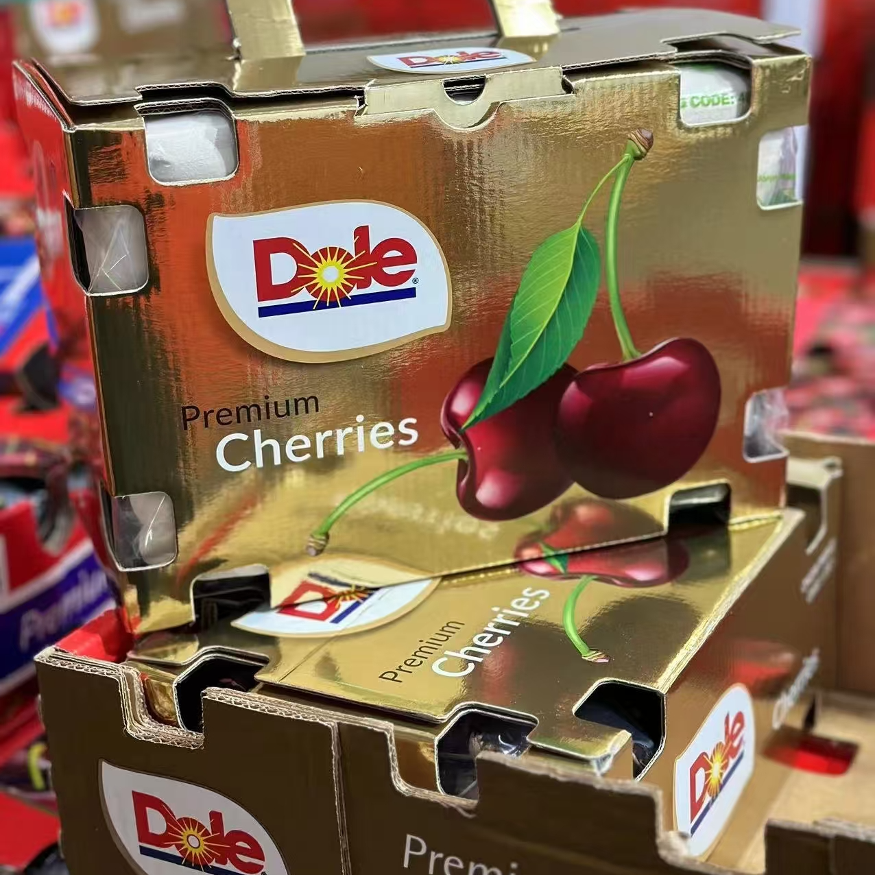 【北京同城小时达】Dule金都乐智利空运车厘子3JD脆甜多汁拉宾斯kg原箱内附果径卡拉宾斯智利