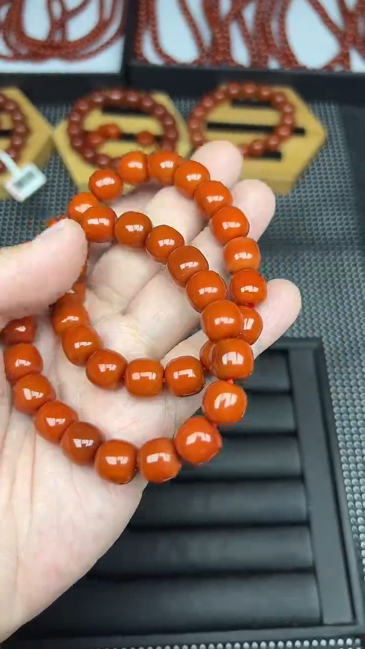 未镶嵌手串南红玛瑙11mm手串一条