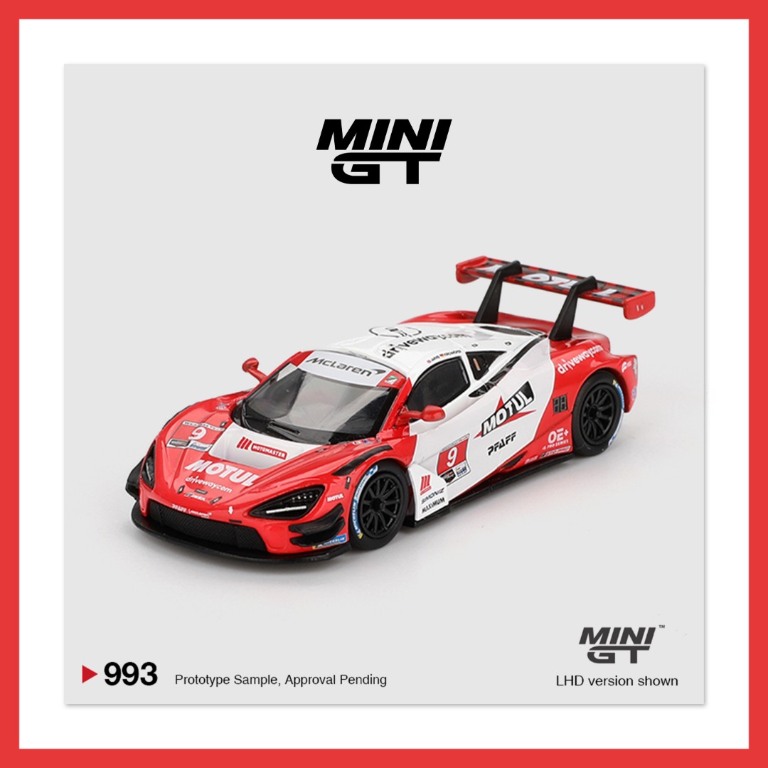 Mini GT[993] 迈凯伦720S GT3 EVO 2024 IMSA 冠军车1:64合金车模