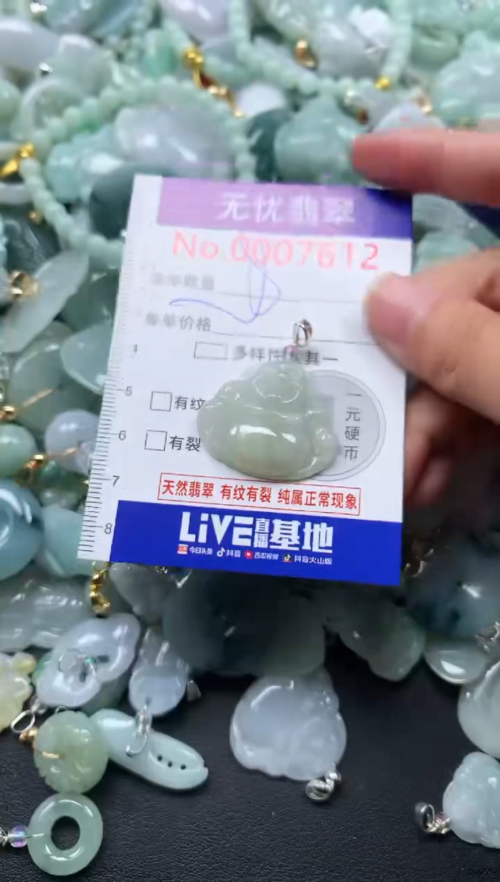 颈饰未镶嵌翡翠7612