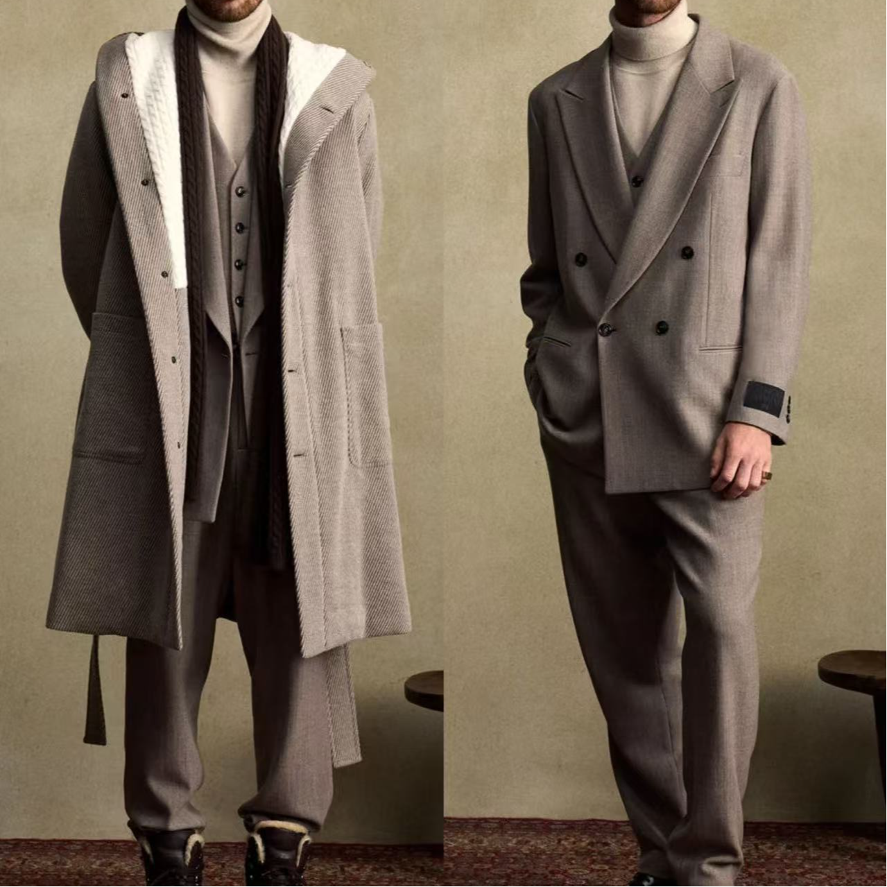 【依一专属】2025秋冬新款商务休闲高定男女同款休闲夹克外套-002