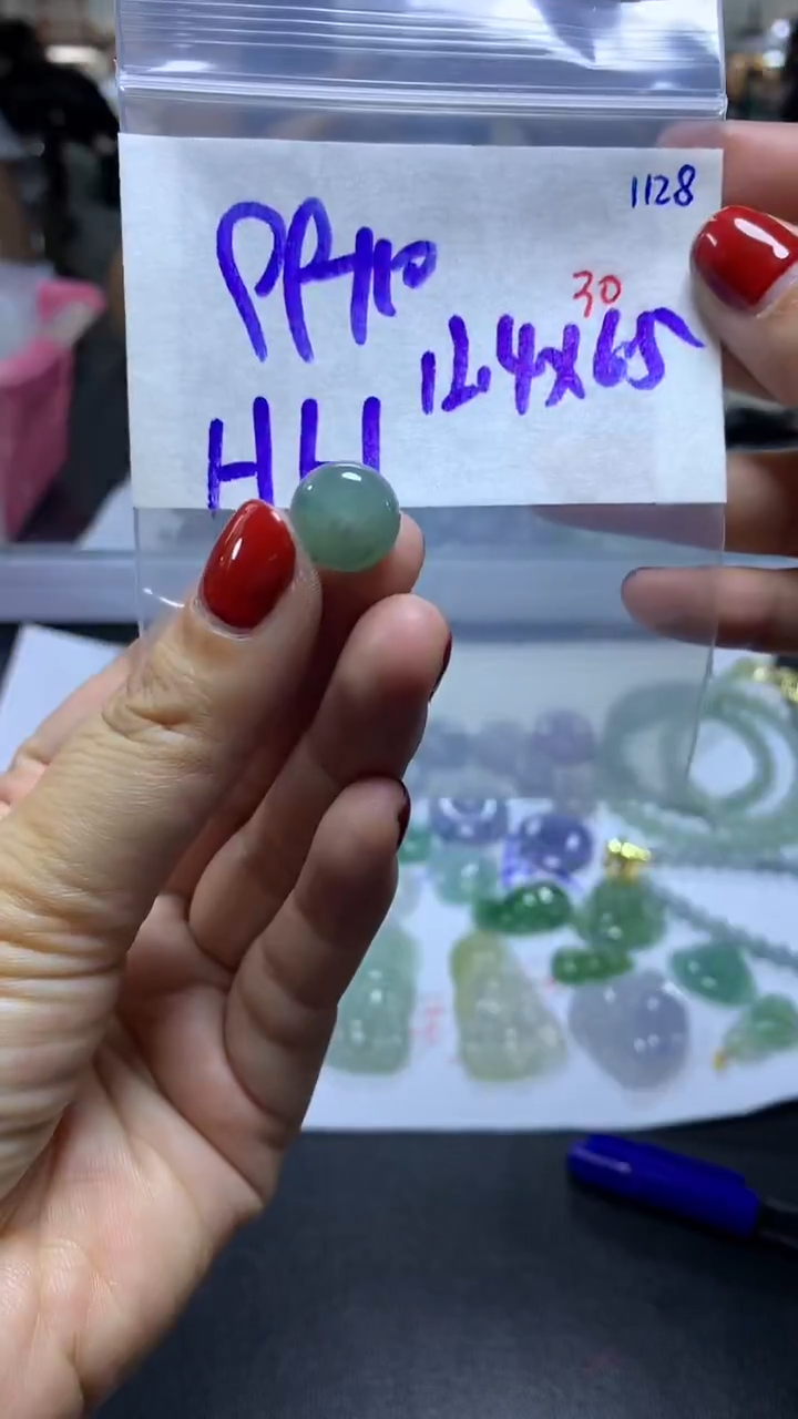 未镶嵌定制翡翠H*H毛货需精细抛光拍一发一