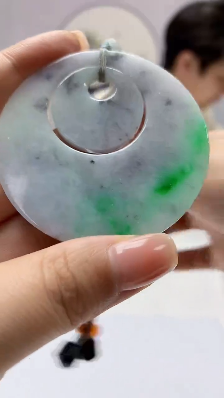 【闪购商品】定制翡翠未镶嵌1502ms-毛货挂件170