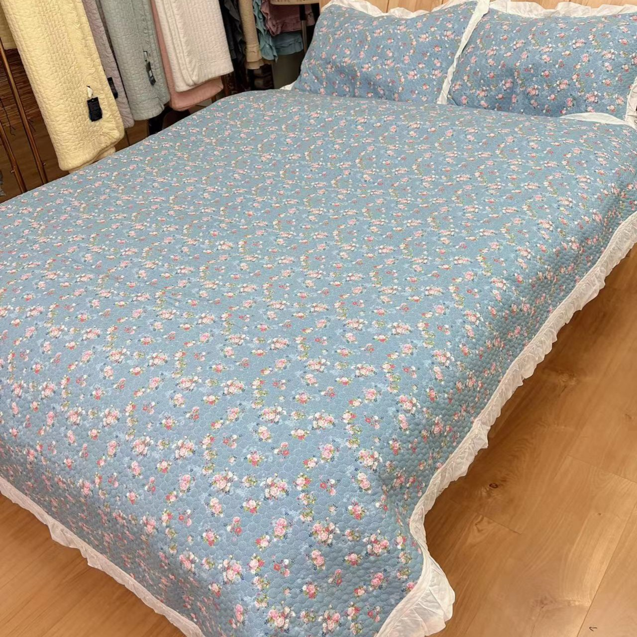 ⭐韩国莫代尔床盖一面莫代尔一面棉（200cm*230cm）可水洗