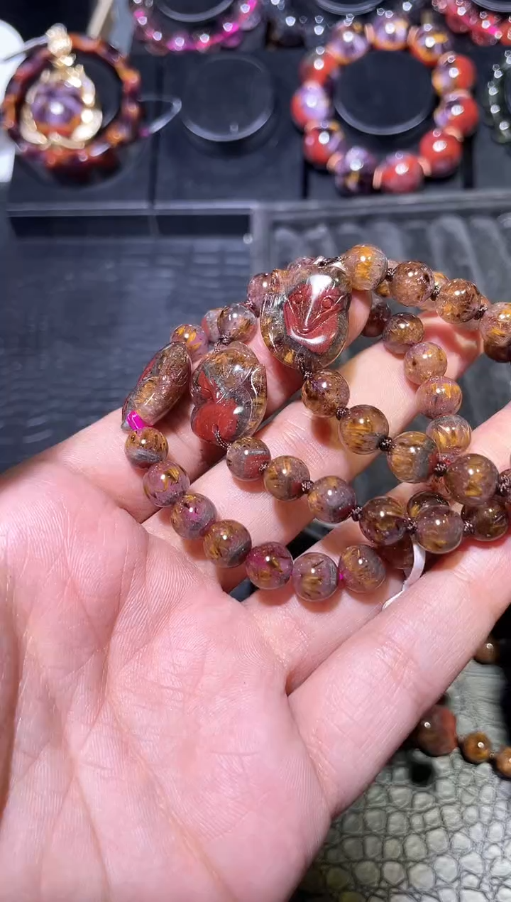 【闪购商品】水晶手链未镶嵌极光单圈A8（多样性发其一）