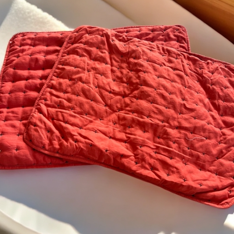 《小芳》约50*65西瓜红外贸三层加厚泡泡棉枕套发一对