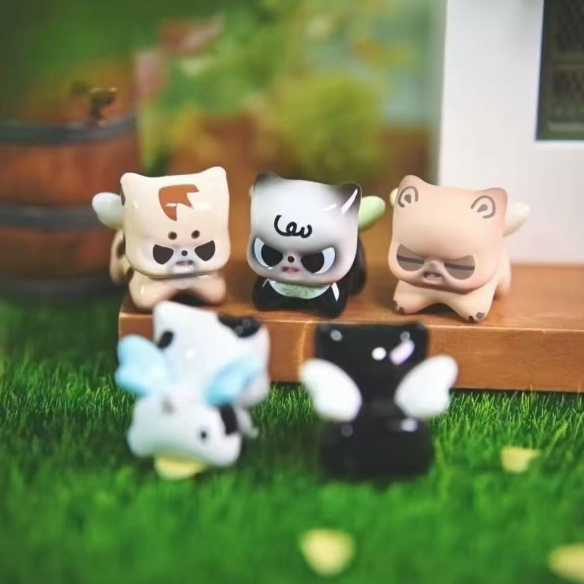 （代拆）pitty 三代萌兽萌粒盲盒可爱手办摆件