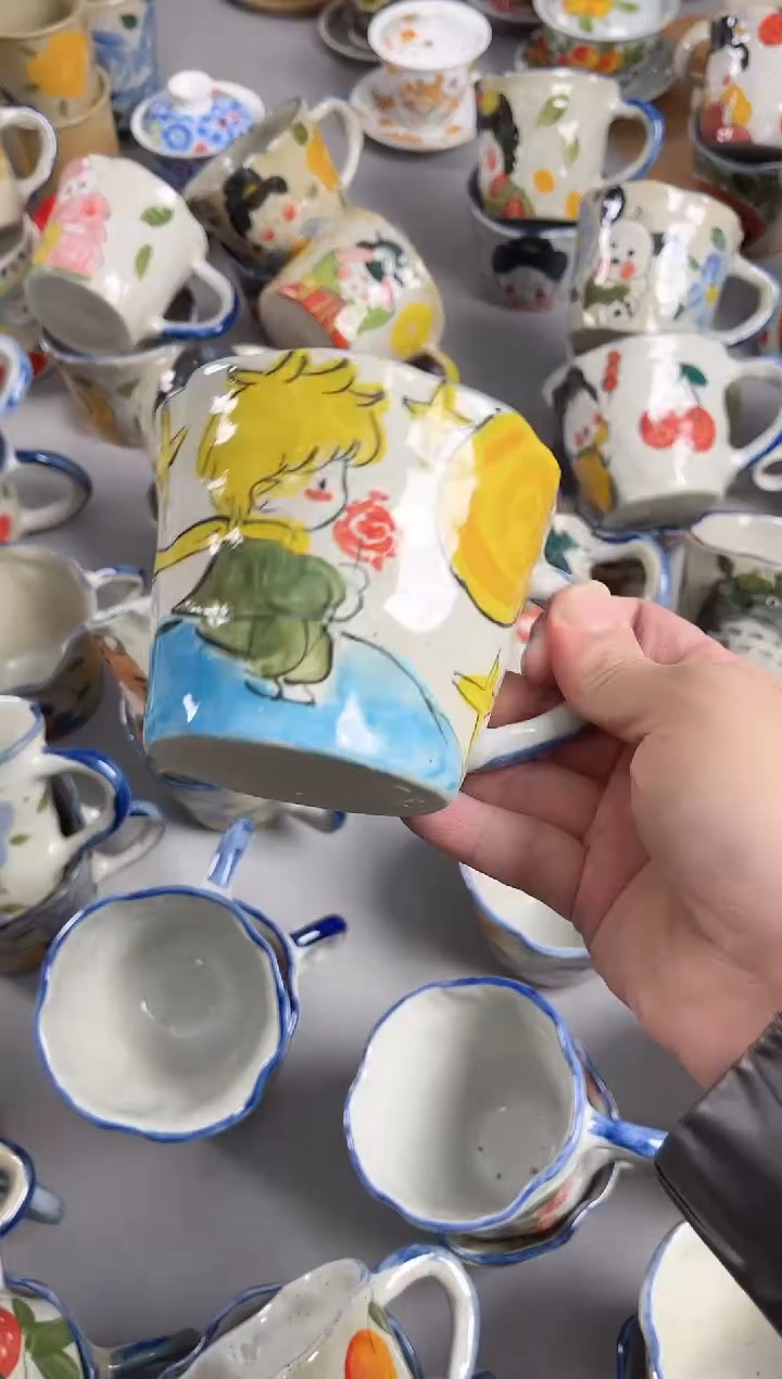 【闪购商品】瓷片景德镇手绘高温釉下彩