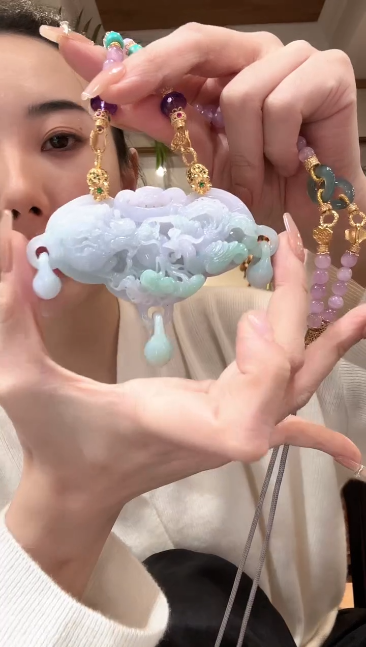 【闪购商品】翡翠颈饰未镶嵌国风