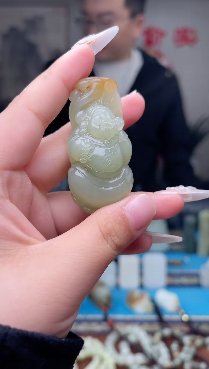 【闪购商品】和田玉未镶嵌挂件1