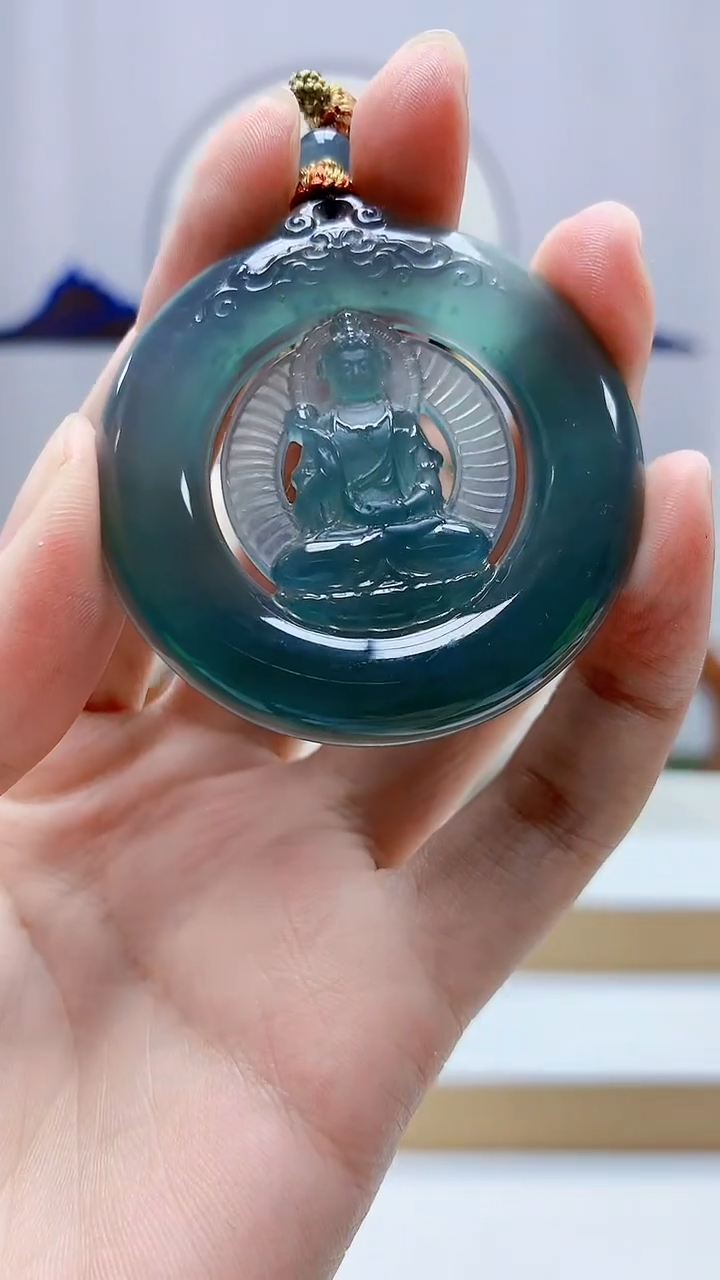 未镶嵌定制翡翠4852zm-毛货挂件37人物