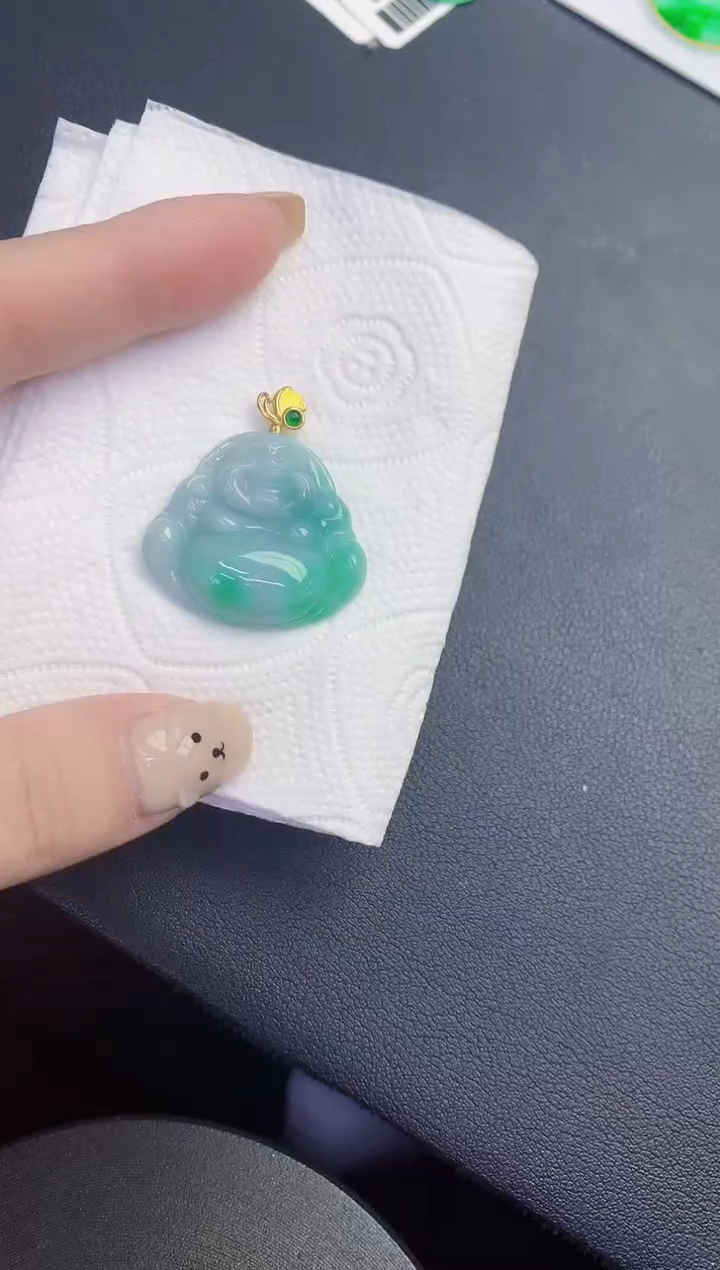 颈饰未镶嵌翡翠缅甸天然翡翠A货