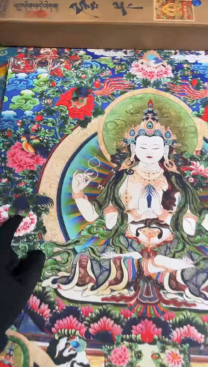 卷轴画天天的唐卡tk160