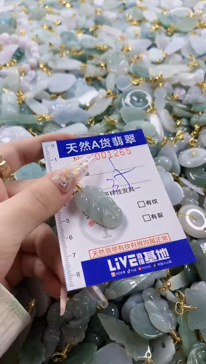 颈饰未镶嵌翡翠天然A货翡翠