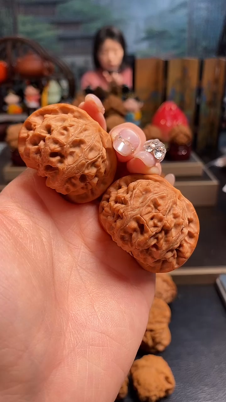 【闪购商品】文玩核桃吊坠H829宫灯43