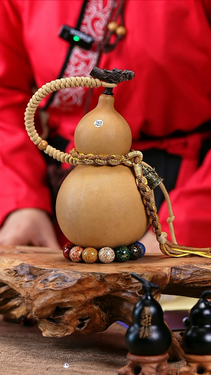【闪购商品】353—光岳葫天然大漆酒葫芦不含漆珠