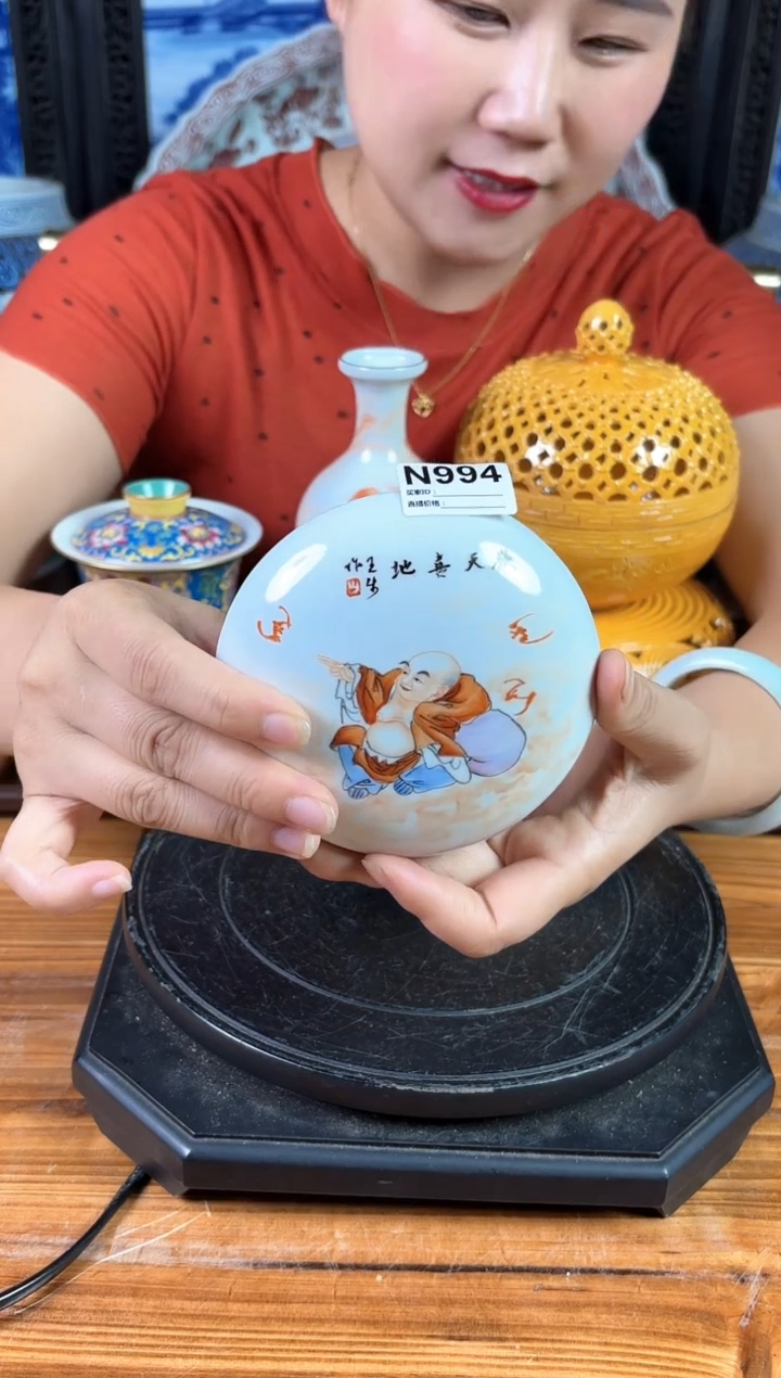 摆件景德镇陶瓷仿古摆件N994