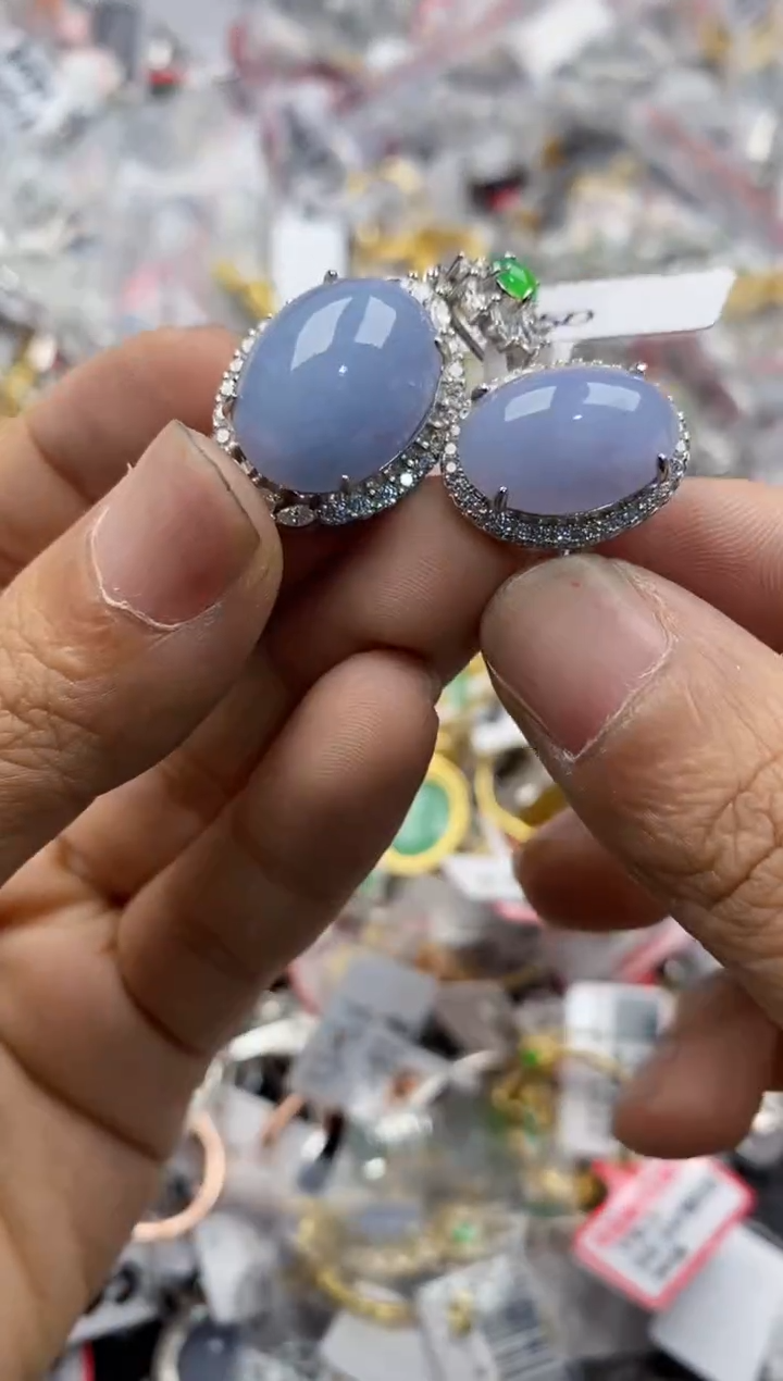 银S925镶嵌戒指翡翠141414----5