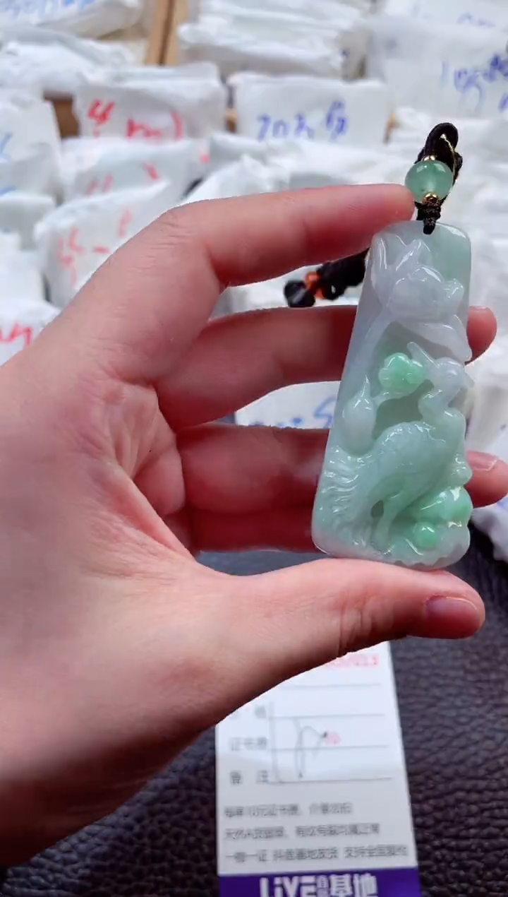 翡翠未镶嵌颈饰00007013