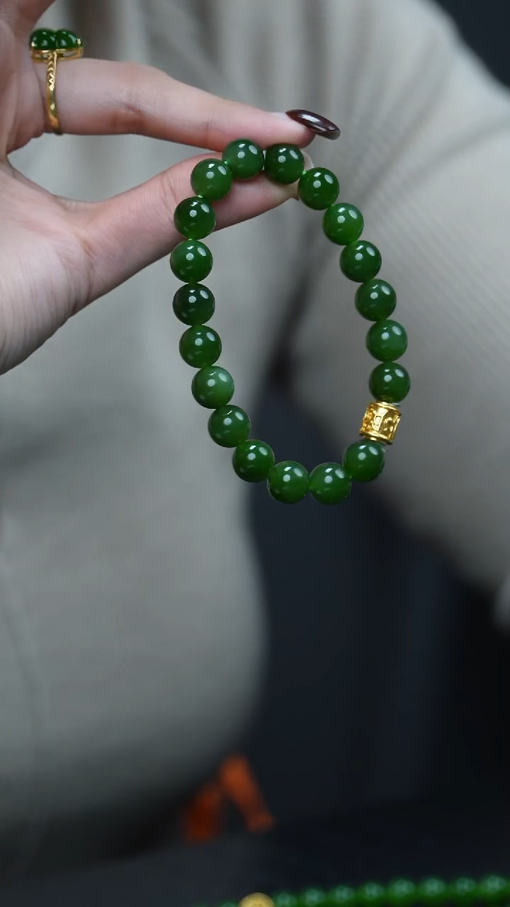 未镶嵌手串和田玉13