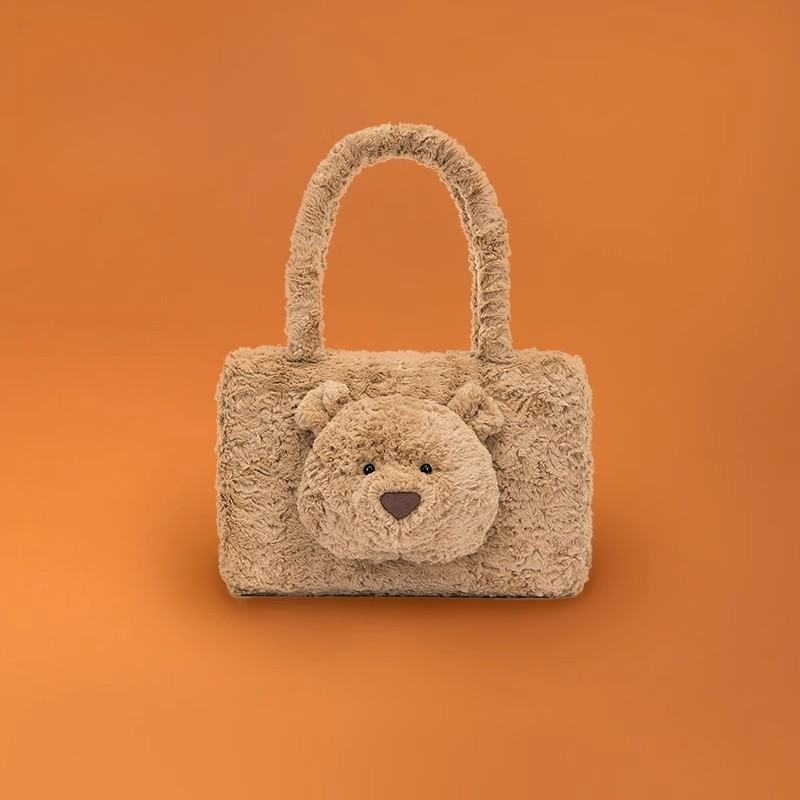 英国正版巴塞罗熊托特包毛绒玩具安抚公仔玩偶手提袋送礼物