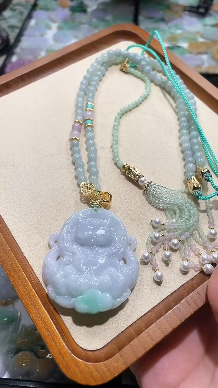 【闪购商品】翡翠颈饰未镶嵌吊坠