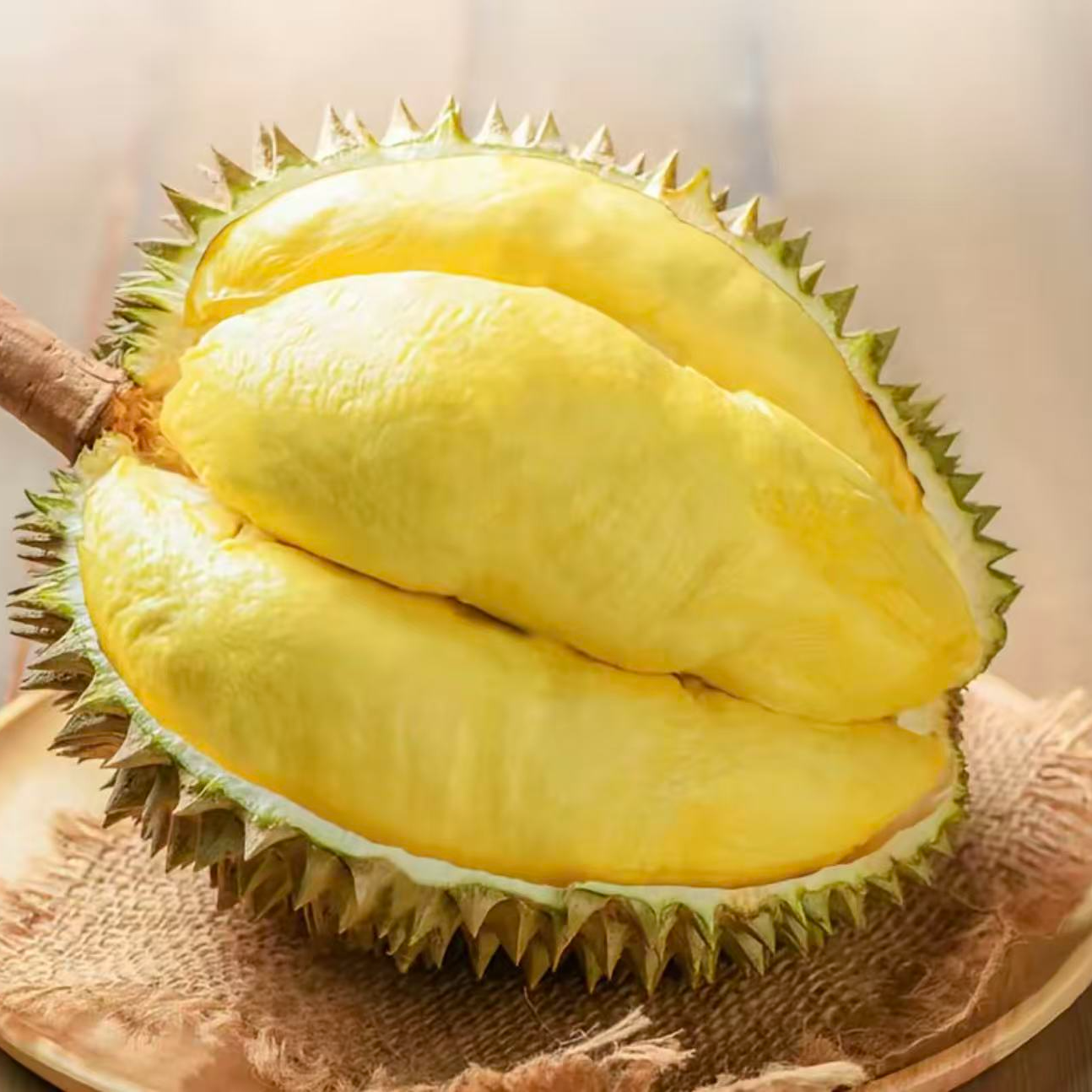 【福利果】【不保干包】双AA精品树熟鲜榴莲核大3-7斤可选金枕泰国