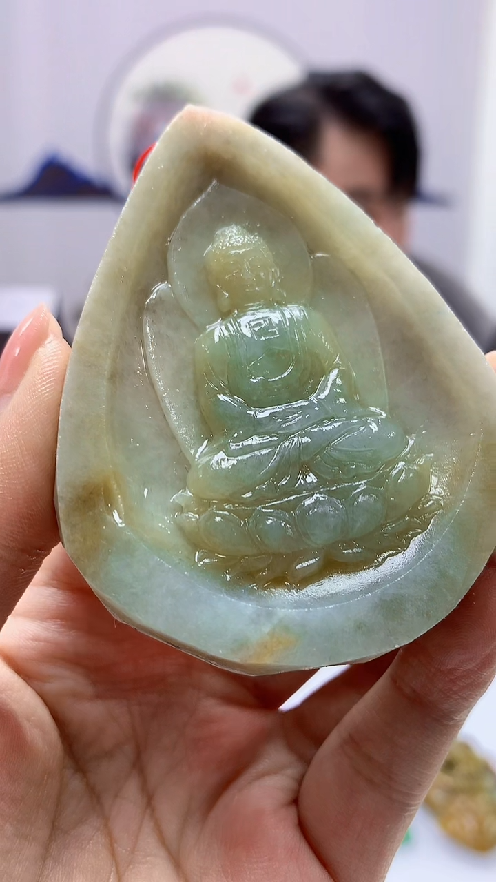 【闪购商品】定制翡翠未镶嵌5060ms-毛货39大日