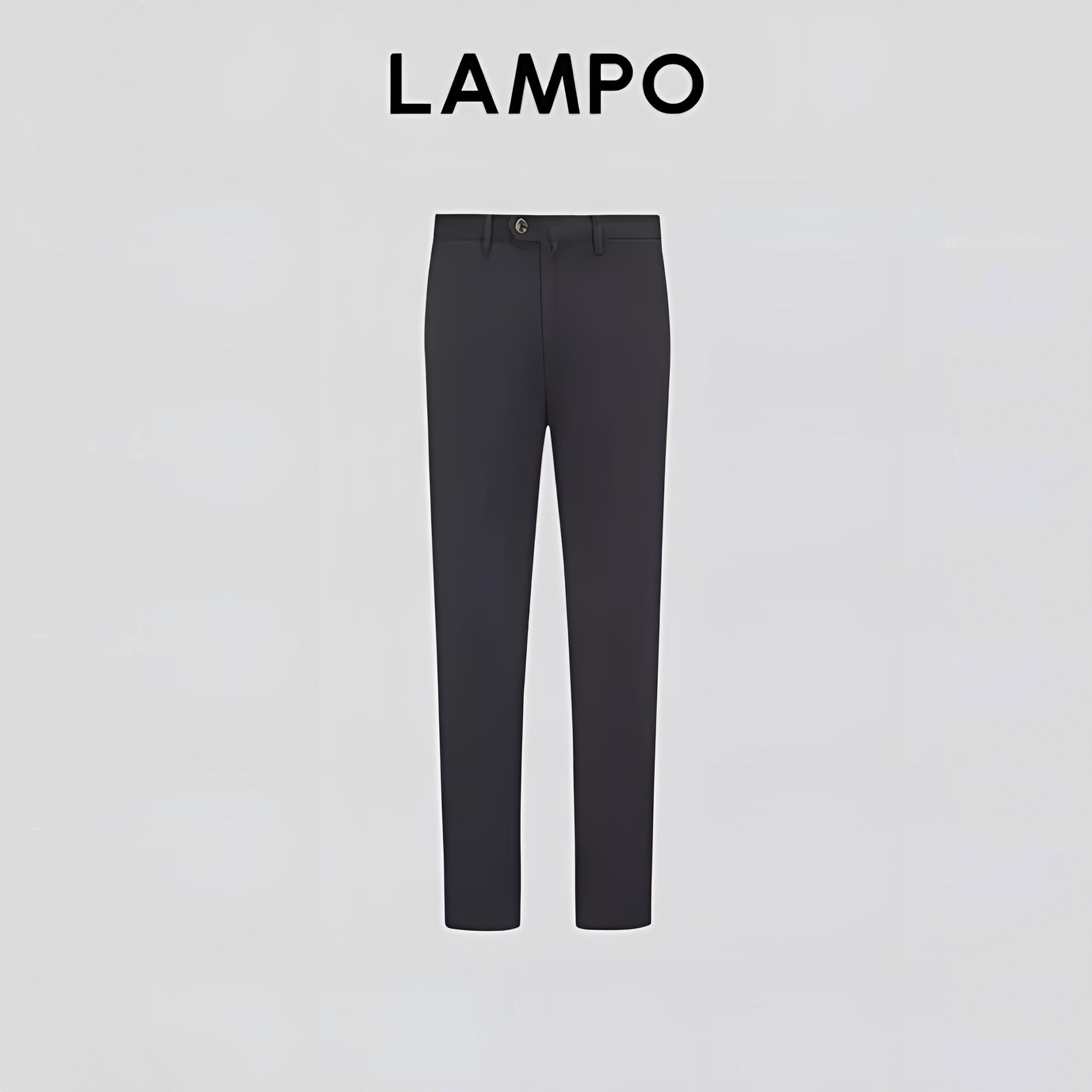 【含羊绒的休闲裤】LAMPO蓝豹中灰色四袋长裤男士保暖秋冬时尚商务