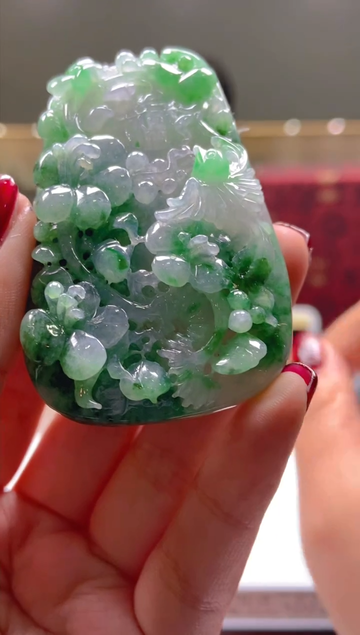 【闪购商品】定制翡翠未镶嵌闪购毛货链接WL086