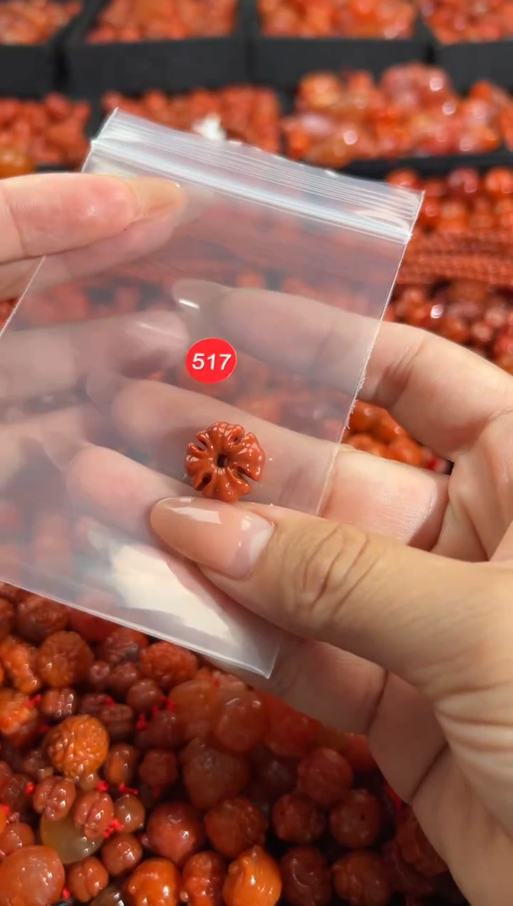 南红玛瑙未镶嵌颈饰1