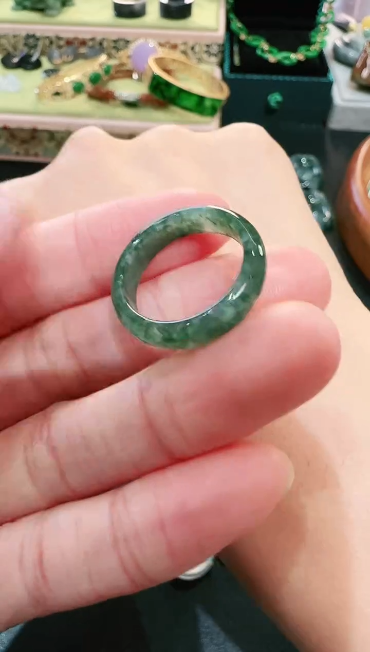 【闪购商品】翡翠颈饰未镶嵌戒指17