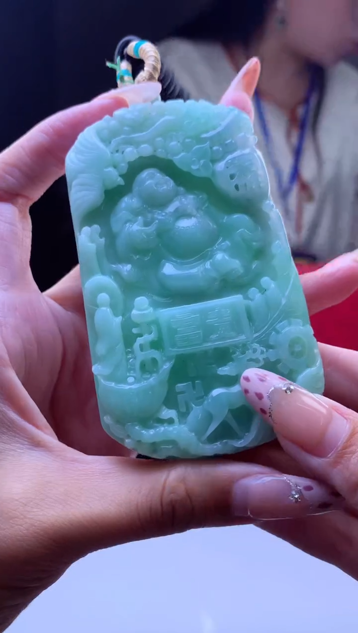 【闪购商品】定制翡翠未镶嵌挂件发货（拍一发一）